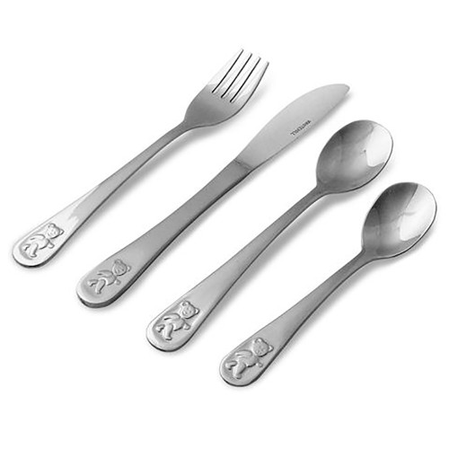 Childs Teddys Table Cutlery 4pc Set