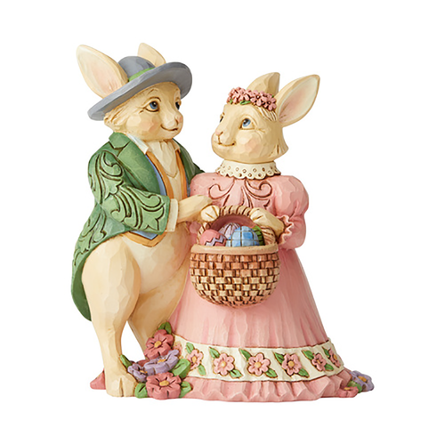Jim Shore Bunny Couple - Front Jim Shore Bunny Couple - Front
