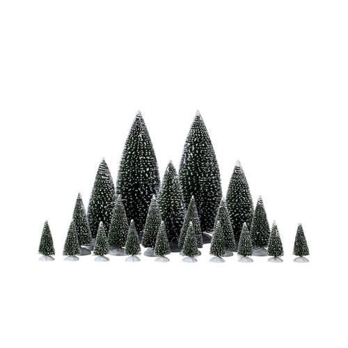 Deep Green Assorted Pine Trees Lemax Deep Green Assorted Pine Trees Lemax