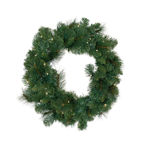 Green Vermont Prelit Wreath Green Vermont Prelit Wreath