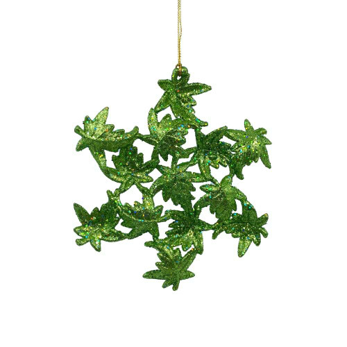 Green Leaf Star Ornament Green Leaf Star Ornament