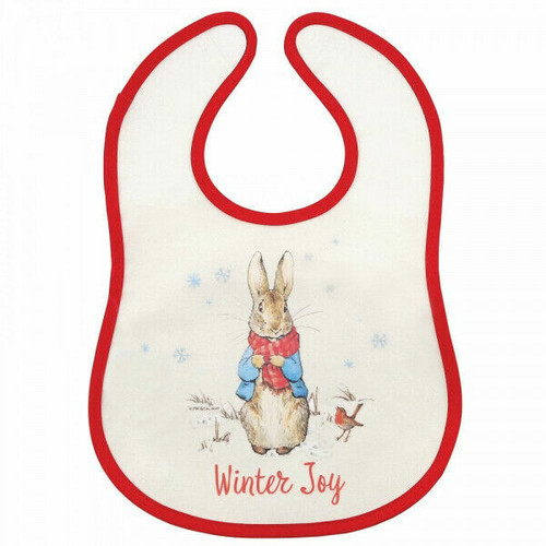 Beatrix Potter Peter Rabbit Christmas Bib Beatrix Potter Peter Rabbit Christmas Bib