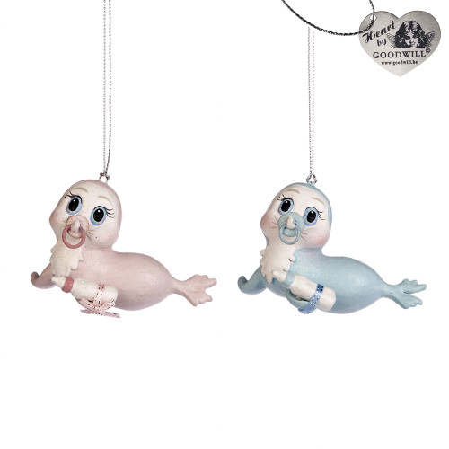 Goodwill - Baby Seal Ornament Goodwill - Baby Seal Ornament