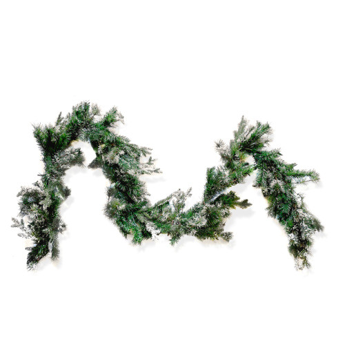 Garland Mixed Pine Needle With Snow Garland Mixed Pine Needle With Snow