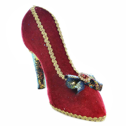Charming and Elegant Red Shoe Hanging Ornament Charming and Elegant Red Shoe Hanging Ornament