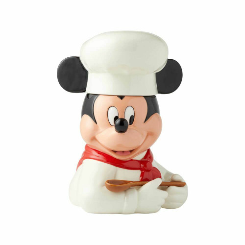 Cream Red Chef Mickey Cookie Jar Cream Red Chef Mickey Cookie Jar