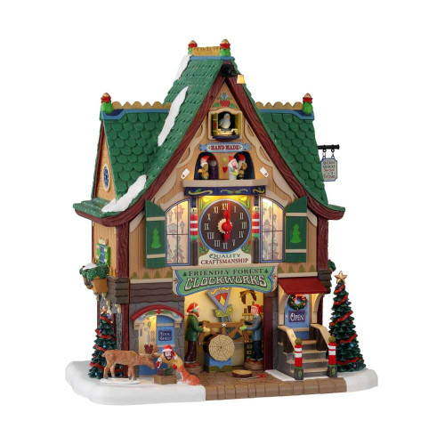Lemax Friendly Forest Clockworks Lemax Friendly Forest Clockworks
