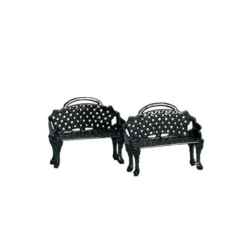 Lemax Patio Bench - Set of 2 Lemax Patio Bench - Set of 2