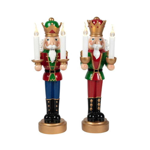 Nutcracker Soldier With Candles (2 Styles) Nutcracker Soldier With Candles (2 Styles)