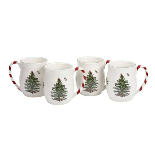 Spode Mug With Peppermint Handle (Set of 4) Spode Mug With Peppermint Handle (Set of 4)