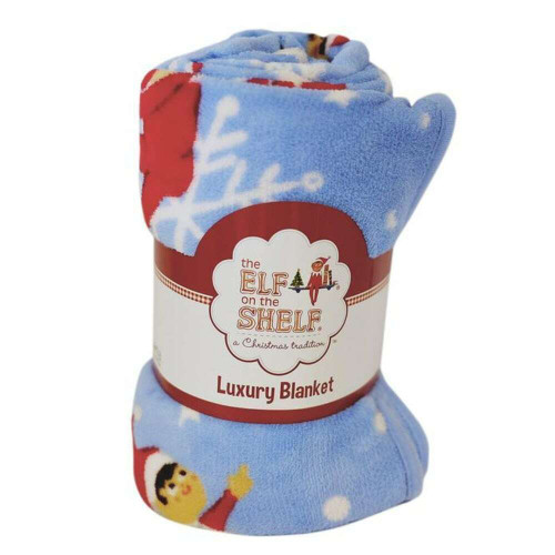 Elf On The Shelf Snowflakes Fleece Blanket Elf On The Shelf Snowflakes Fleece Blanket