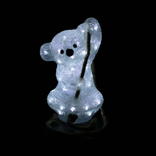 Acrylic Lightup Koala Climbing Rope - 40cm Acrylic Lightup Koala Climbing Rope - 40cm
