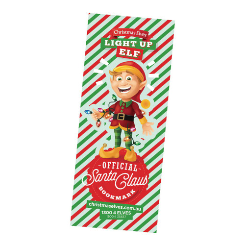 Printable Santa Bookmark by Christmas Elves Printable Santa Bookmark by Christmas Elves