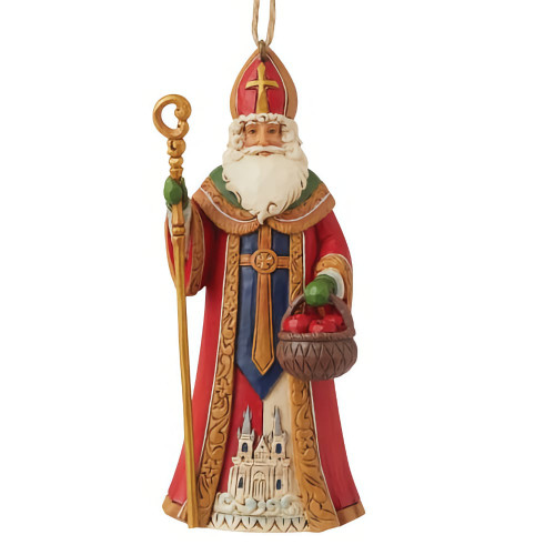Jim Shore Czech Santa Ornament 