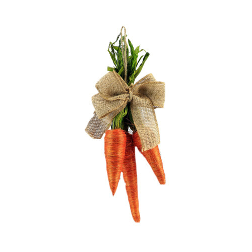 Orange Carrots Drop Hanging Easter Decoration – Set of 3