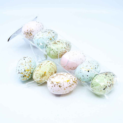 Festive Pastel Easter Eggs Decor (Pack of 6) Festive Pastel Easter Eggs Decor (Pack of 6)