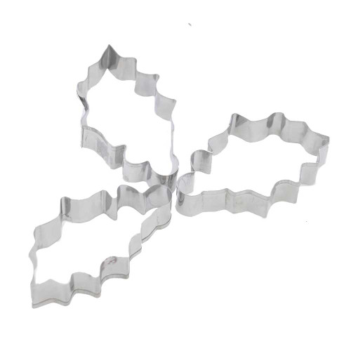 Holly Leaf Stainless Steel Cookie Cutter Holly Leaf Stainless Steel Cookie Cutter
