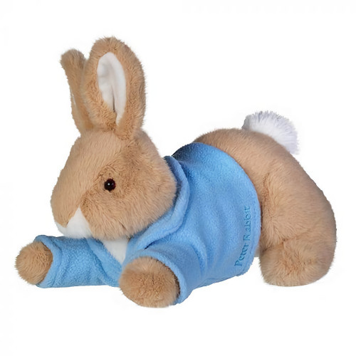 Blue Jacket Bunny Stuffed Animal