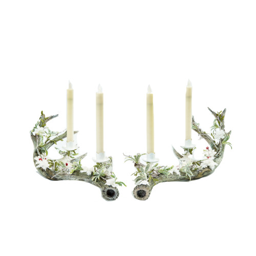 Katherines Antler Candleholder (Set of 2) Katherines Antler Candleholder (Set of 2)