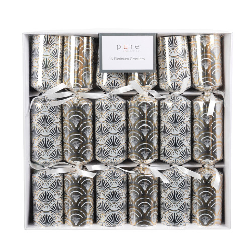 Champagne Filigree Platinum Cracker (Pack of 6) Champagne Filigree Platinum Cracker (Pack of 6)