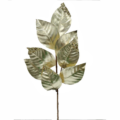 Gilded Elegance Champagne Leaf Spray Gilded Elegance Champagne Leaf Spray