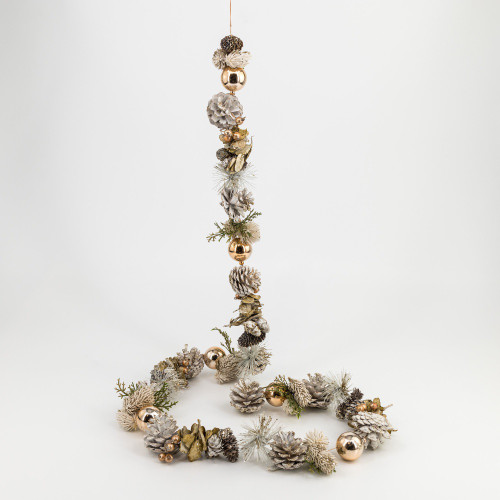 Frosted Pinecone Garland Frosted Pinecone Garland
