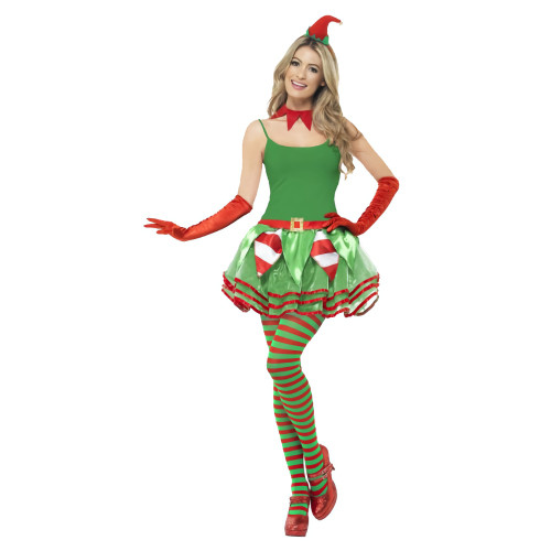Christmas Green and Green Elf Costume Christmas Green and Green Elf Costume