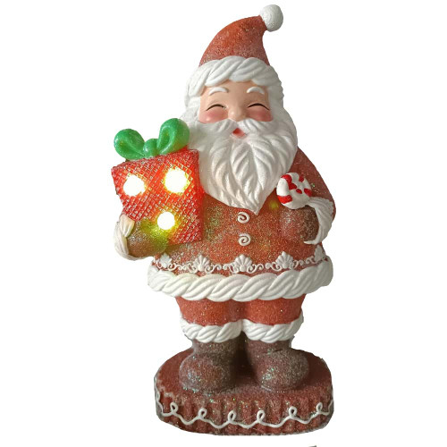 Gingerbread Santa with LED Light  Gingerbread Santa with LED Light