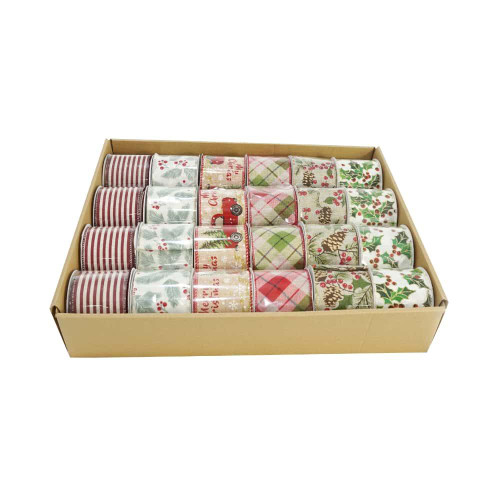 Christmas Elves Vintage Christmas Ribbon(6 Styles) - 63mm x 2.7m Christmas Elves Vintage Christmas Ribbon(6 Styles) - 63mm x 2.7m