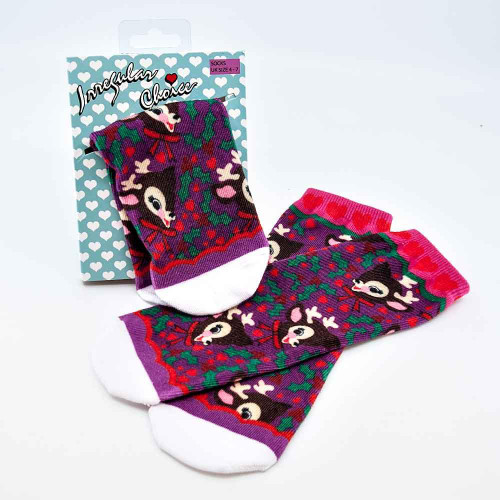  Irregular Choice - Festive Fun Christmas Socks - Adults 