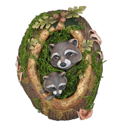 Katherines Collection Katherines Racoon Woodland Door Hanger Wreath - 43cm Katherines Collection Katherines Racoon Woodland Door Hanger Wreath - 43cm