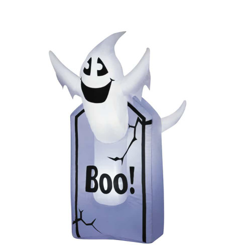 Witches of Halloween Inflatable Tombstone With Ghost- 120cm Witches of Halloween Inflatable Tombstone With Ghost- 120cm