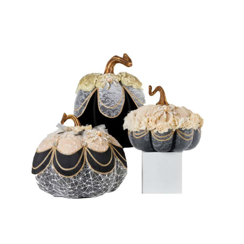 Katherines Collection Katherines Pumpkins (Set of 3) - 25cm Katherines Collection Katherines Pumpkins (Set of 3) - 25cm