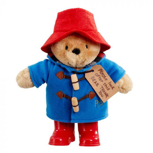 Paddington Bear Paddington with Boots Blue Coat - 22cm Paddington Bear Paddington with Boots Blue Coat - 22cm