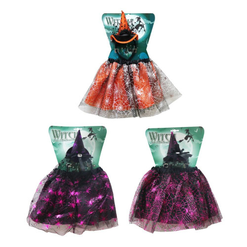 Witches of Halloween Little Witch Tutu and Headband Set (3 Styles) Witches of Halloween Little Witch Tutu and Headband Set (3 Styles)