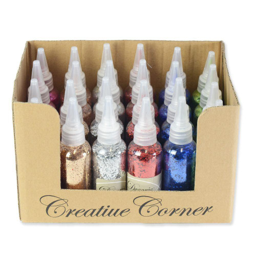 Christmas Elves Christmas Bottle of Glitter (6 Colours) - 12cm Christmas Elves Christmas Bottle of Glitter (6 Colours) - 12cm