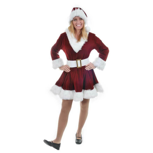 Christmas Elves Burgundy Velvet Christmas Pixie Elf (Size 12-14) Christmas Elves Burgundy Velvet Christmas Pixie Elf (Size 12-14)