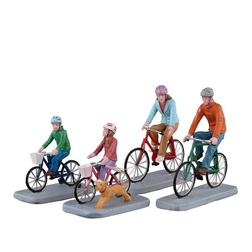 Lemax Christmas Shop Lemax Family Bike Ride Lemax Christmas Shop Lemax Family Bike Ride