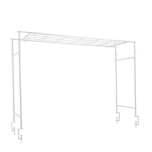 Christmas Elves White Metal Table Flower Arch Panel Extendable (4 Clips) - 145cm Christmas Elves White Metal Table Flower Arch Panel Extendable (4 Clips) - 145cm