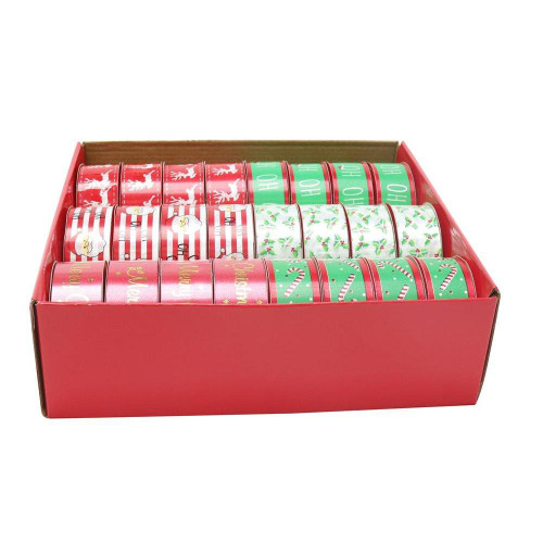 Christmas Elves Traditional Ribbon (6 Styles) - 10m Christmas Elves Traditional Ribbon (6 Styles) - 10m