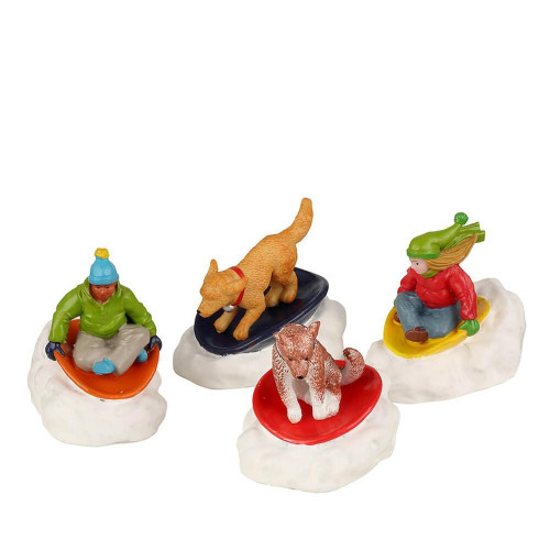 Lemax Christmas Shop Lemax Dog Snow Saucer Fun Lemax Christmas Shop Lemax Dog Snow Saucer Fun