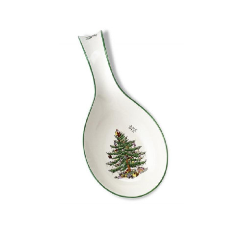 Spode Christmas Tree Spoon Rest - 23.4cm Spode Christmas Tree Spoon Rest - 23.4cm