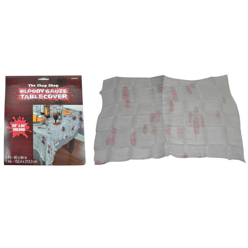 Witches of Halloween Bloody Gauze Tablecover - 213cm Witches of Halloween Bloody Gauze Tablecover - 213cm