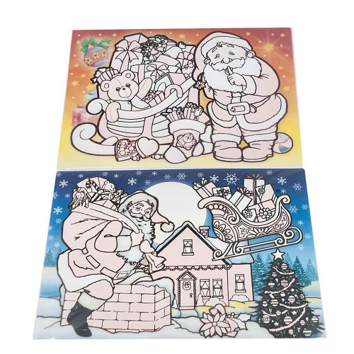 Christmas Elves Magic Aqua Paint Christmas Placemat (2 Styles) - 29cm Christmas Elves Magic Aqua Paint Christmas Placemat (2 Styles) - 29cm