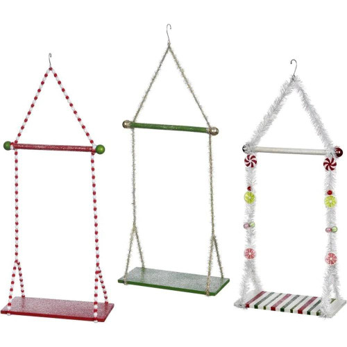 Mark Roberts Double Elf Swing (3 Styles) - 62cm Mark Roberts Double Elf Swing (3 Styles) - 62cm