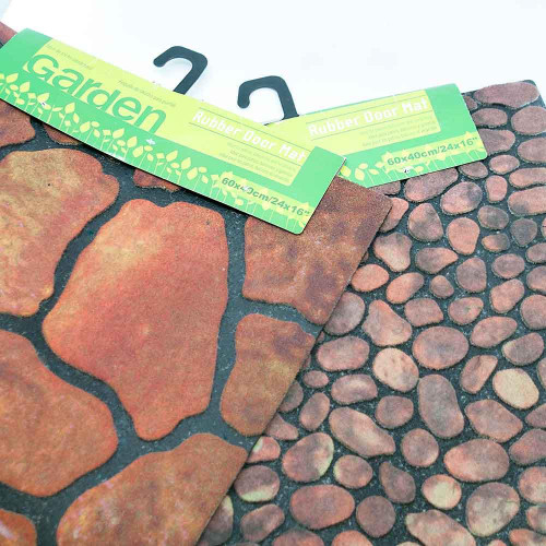 Christmas Elves Pebble Stone Mat (2 Styles) - 60cm Christmas Elves Pebble Stone Mat (2 Styles) - 60cm