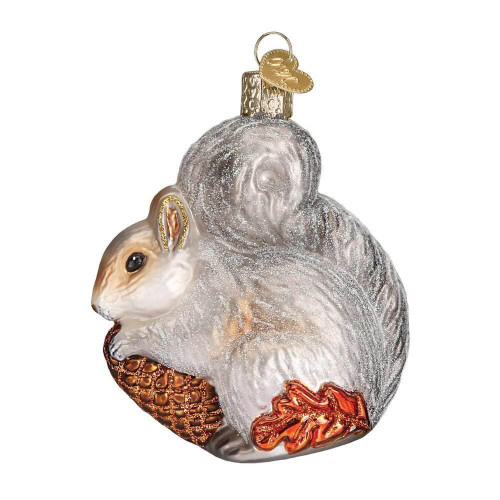 Old World Christmas Glass Hungry Squirrel Glass Ornament - 9.5cm Old World Christmas Glass Hungry Squirrel Glass Ornament - 9.5cm