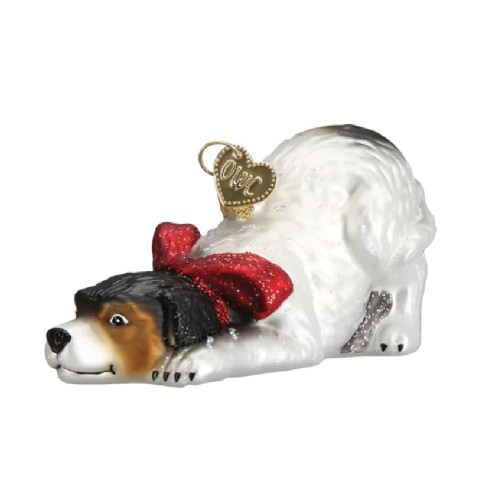 Old World Christmas Glass Norman Rockwell Signature Dog Glass Ornament - 8.5cm Old World Christmas Glass Norman Rockwell Signature Dog Glass Ornament - 8.5cm