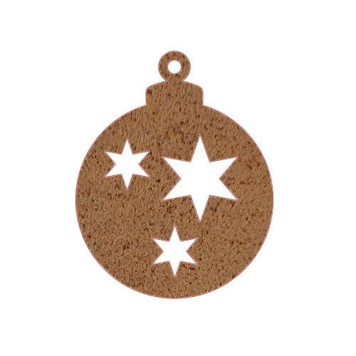 Christmas Elves Large Christmas Bauble with Stars Decoration Garden Art - 20cm Christmas Elves Large Christmas Bauble with Stars Decoration Garden Art - 20cm