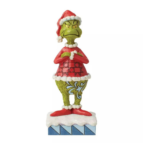 Jim Shore Dr Seuss Mean Grinch Personality Pose - 16cm Jim Shore Dr Seuss Mean Grinch Personality Pose - 16cm